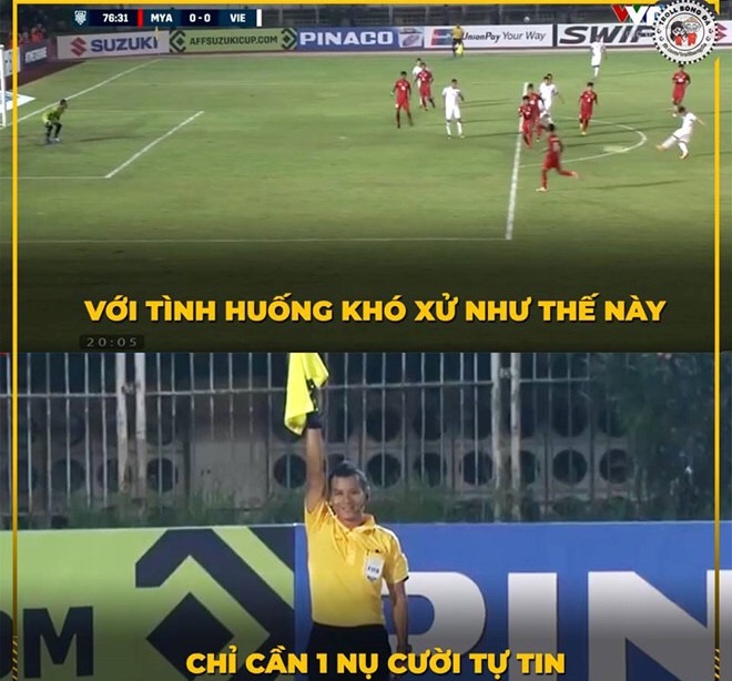 Đến fan Myanmar cũng thừa nhận trọng tài quá yếu kém khi cướp trắng bàn thắng của Việt Nam - Ảnh 4.