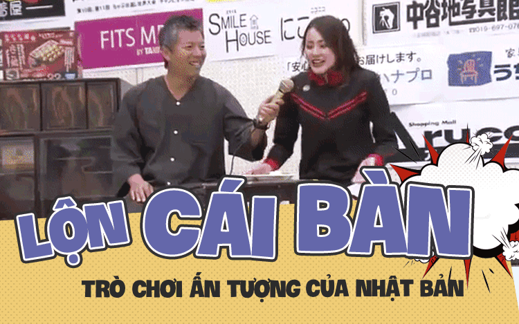 Có một cuộc thi lộn cái bàn ở Nhật Bản, bạn đã biết cách chơi chưa?