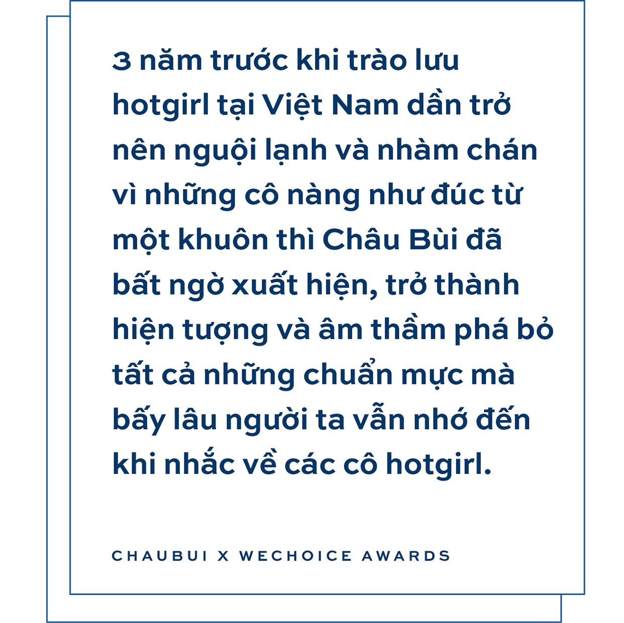 Châu Bùi: Sức mạnh của việc được làm chính mình, ngay cả khi bạn là một con cừu đen - Ảnh 2. Châu Bùi: Sức mạnh của việc được làm chính mình, ngay cả khi bạn là một con cừu đen - Ảnh 2.