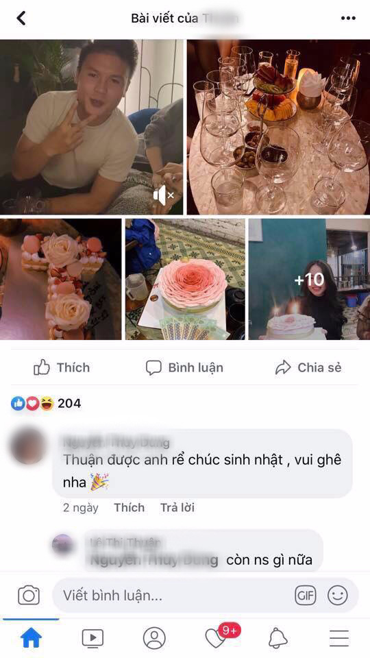 Cô chủ tiệm nail khẳng định mình và Quang Hải chỉ là bạn khác giới, nhưng động thái trên Facebook và Instagram lại như “ván đóng thuyền” - Ảnh 3.
