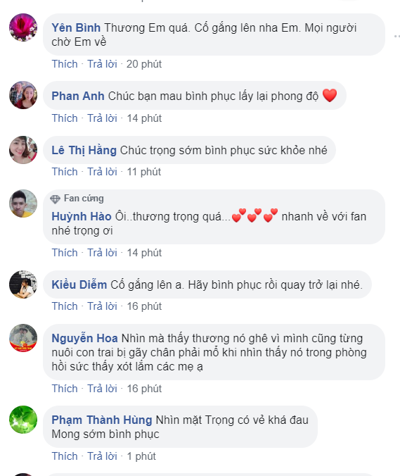 Những hình ảnh đầu tiên của Đình Trọng sau phẫu thuật đứt dây chằng khiến fan không khỏi xót xa - Ảnh 2. Những hình ảnh đầu tiên của Đình Trọng sau phẫu thuật đứt dây chằng khiến fan không khỏi xót xa - Ảnh 2.