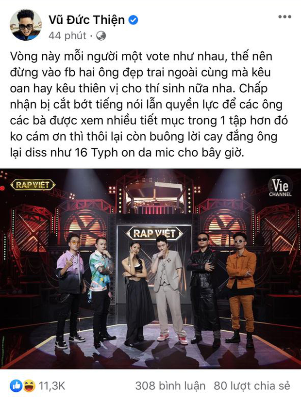 Rap Việt thiếu gì tranh cãi: MC bị chỉ trích phát ngôn vớ vẩn, giám khảo cà khịa show đối thủ đến thí sinh cũng chơi xấu, đạo nhạc? - Ảnh 17. Rap Việt thiếu gì tranh cãi: MC bị chỉ trích phát ngôn vớ vẩn, giám khảo cà khịa show đối thủ đến thí sinh cũng chơi xấu, đạo nhạc? - Ảnh 17.