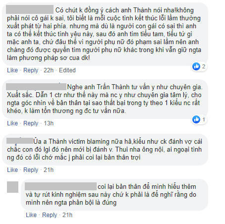 Tranh cãi trước chia sẻ của Trấn Thành ở Người ấy là ai: Đàn ông ngoại tình có khi là do bị phụ nữ tác động đến mức ức chế? - Ảnh 6.