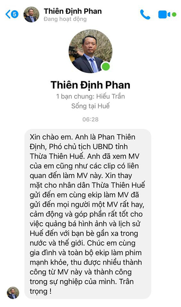 Hình ảnh MV của Hoà Minzy được fanpage Thông tin Chính phủ đăng tải làm minh họa cho mục tiêu phát triển của tỉnh Thừa Thiên Huế - Ảnh 3.