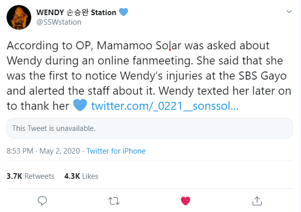 Chấn động biến mới về vụ tai nạn kinh hoàng của Wendy ở SBS Gayo Daejun 2019, fan phẫn nộ tố SM vô trách nhiệm, SBS nói dối - Ảnh 2.