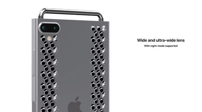 Concept iPhone 12 “điên rồ” chưa từng thấy: Chẳng khác gì cái nạo phô mai được gắn bánh xe như Mac Pro - Ảnh 3.