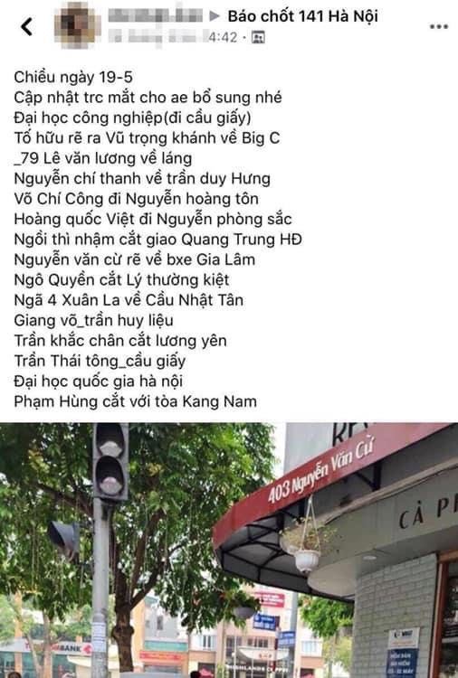 Công an Hà Nội xử lý một trường hợp báo chốt tổ công tác 141 trên Facebook - Ảnh 1.