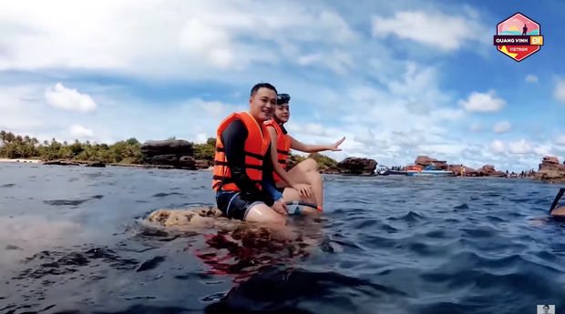 Tổ chức Sinh vật biển Việt Nam nói về việc Quang Vinh ngồi lên rạn san hô để quay clip ở Phú Quốc: Hãy làm du lịch có tâm - Ảnh 1.