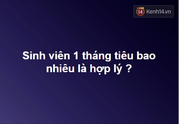 Câu hỏi đau đầu nhất mà chỉ sinh viên mới hiểu: Một tháng chi tiêu bao nhiêu là hợp lý? - Ảnh 1.