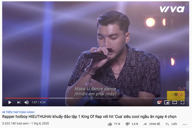 2 màn trình diễn kéo nhau lên top trending giúp King Of Rap dẫn trước Rap Việt về số lượng, nhưng vẫn không thể hạ gục #1 của đối thủ - Ảnh 6. 2 màn trình diễn kéo nhau lên top trending giúp King Of Rap dẫn trước Rap Việt về số lượng, nhưng vẫn không thể hạ gục #1 của đối thủ - Ảnh 6.