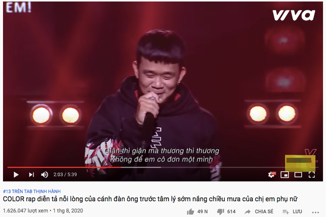 2 màn trình diễn kéo nhau lên top trending giúp King Of Rap dẫn trước Rap Việt về số lượng, nhưng vẫn không thể hạ gục #1 của đối thủ - Ảnh 9. 2 màn trình diễn kéo nhau lên top trending giúp King Of Rap dẫn trước Rap Việt về số lượng, nhưng vẫn không thể hạ gục #1 của đối thủ - Ảnh 9.