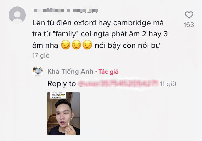 YouTuber chuyên đi bóc phốt tiếng Anh bị dân mạng bật ngược lại vì phát âm sai 1 từ cơ bản - Ảnh 2. YouTuber chuyên đi bóc phốt tiếng Anh bị dân mạng bật ngược lại vì phát âm sai 1 từ cơ bản - Ảnh 2.