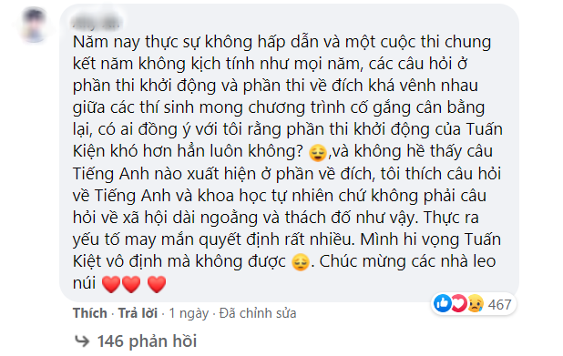 Chung kết Olympia bị nhận xét câu hỏi nhàm chán, toàn kiến thức học thuộc lòng, không có câu Tiếng Anh nào - Ảnh 6. Chung kết Olympia bị nhận xét câu hỏi nhàm chán, toàn kiến thức học thuộc lòng, không có câu Tiếng Anh nào - Ảnh 6.