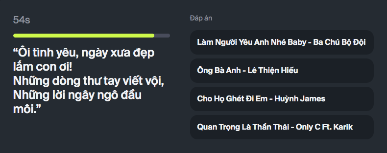 Game Quiz Hot Nh T Trong Ng Y B N C Ph I V Th Nh Nh C Vi T