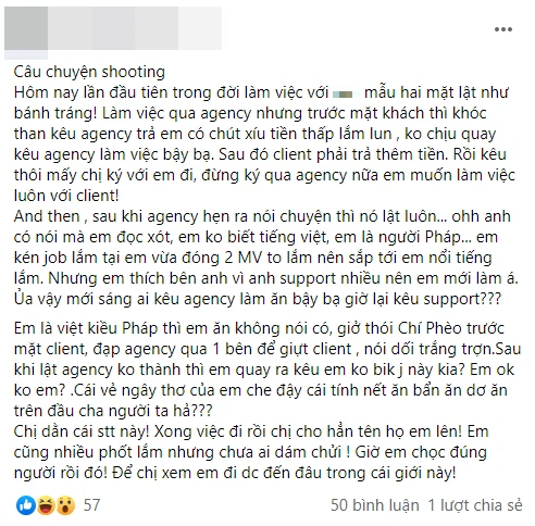 Nghi vấn nữ chính MV Trốn Tìm của Đen Vâu bị người trong nghề tố làm việc lật như bánh tráng, ăn không nói có? - Ảnh 1. Nghi vấn nữ chính MV Trốn Tìm của Đen Vâu bị người trong nghề tố làm việc lật như bánh tráng, ăn không nói có? - Ảnh 1.