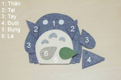 Móc khóa thần rừng Totoro siêu sáng tạo 1