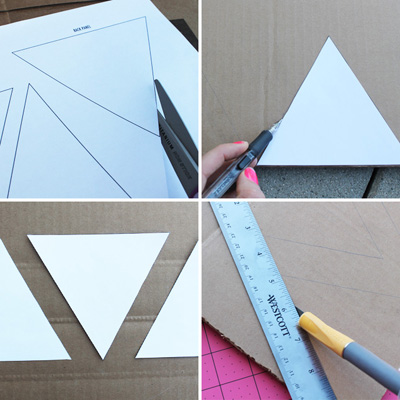 Thiết kế kệ treo tường tam giác siêu tiện ích 2