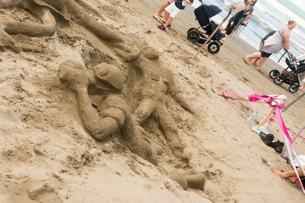 Những tác phẩm ấn tượng tại cuộc thi điêu khắc trên cát tại New Zealand 4