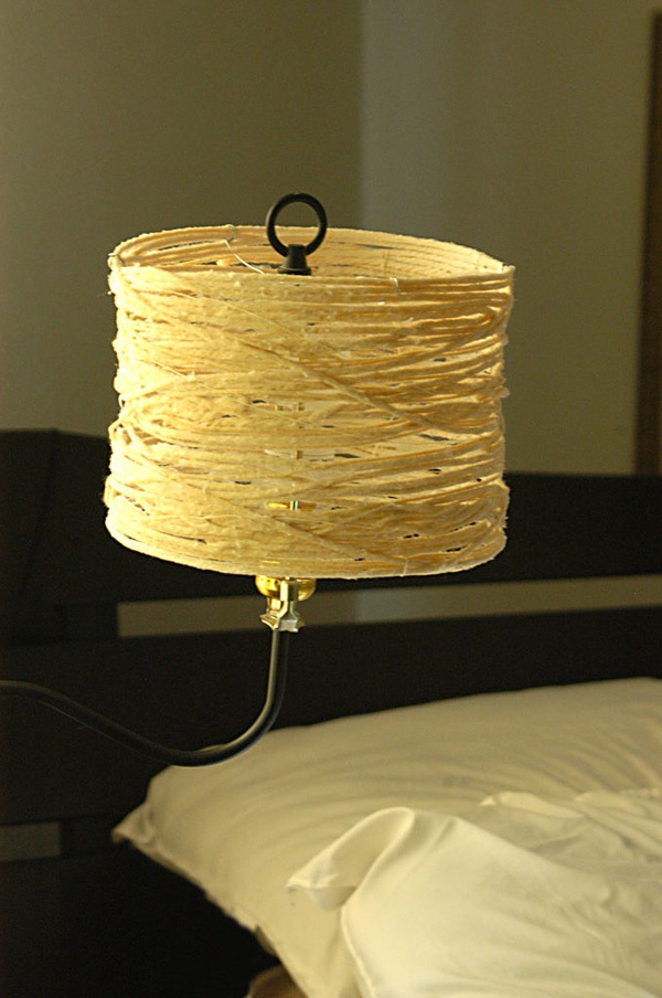 Tự chế đèn ngủ ấn tượng chỉ bằng dây thừng 11