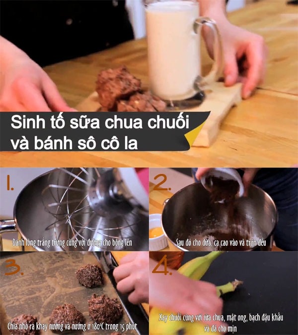 Nấu ăn siêu tốc: Sinh tố chuối Lassi và bánh chocolate thơm lừng 1