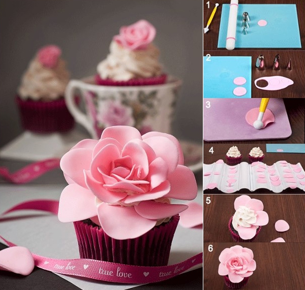 Những cách trang trí cupcake độc đáo từ fondant 1