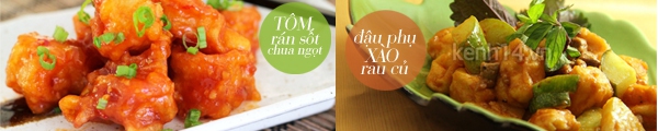 Menu lạ miệng đưa cơm cho tối nay 6