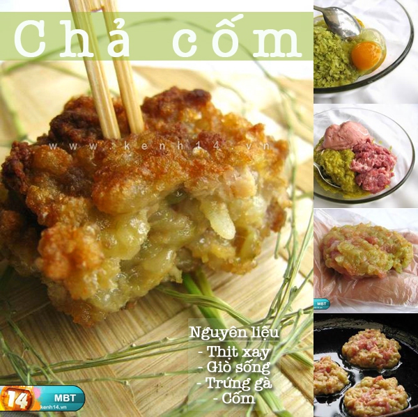 Thơm nức menu chả cốm tạm biệt mùa thu 1