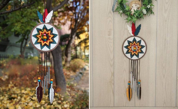 Chuông gió theo phong cách dreamcatcher đẹp mắt 11