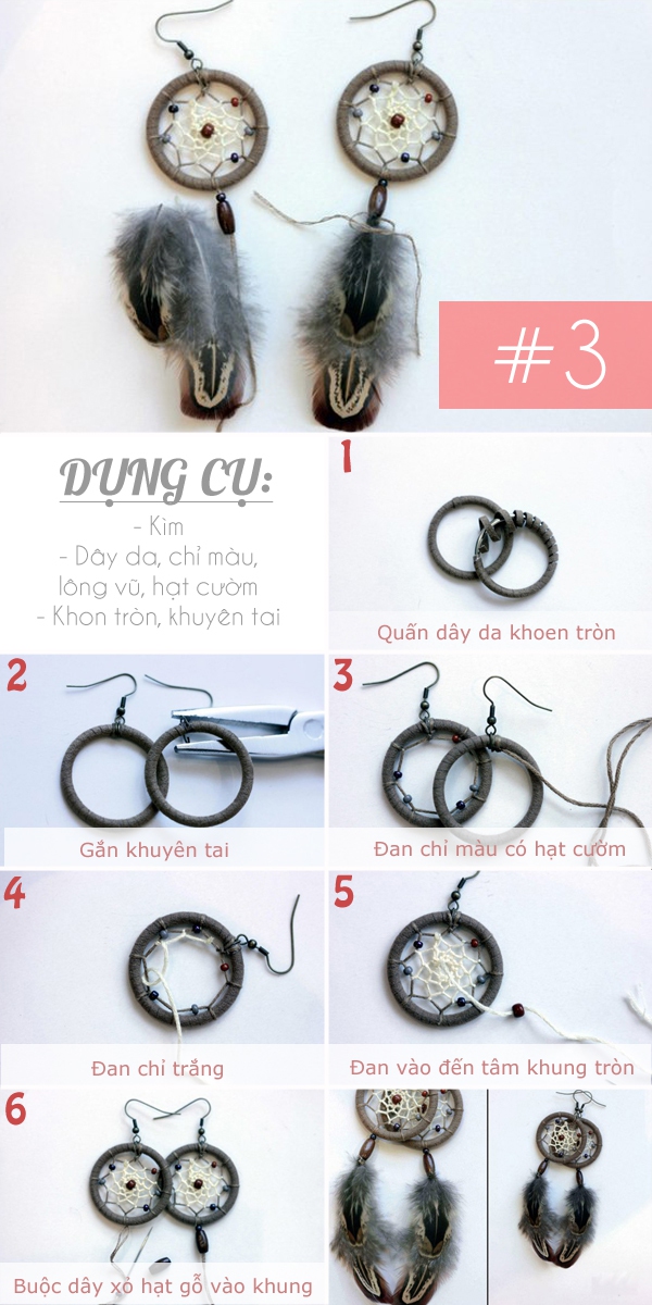 Tuyển tập cách làm dreamcatcher độc đáo giống trong "The Heirs" 4