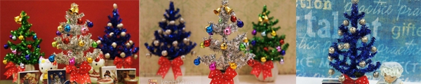 Làm cây thông Noel cực giản đơn với vải dạ 11