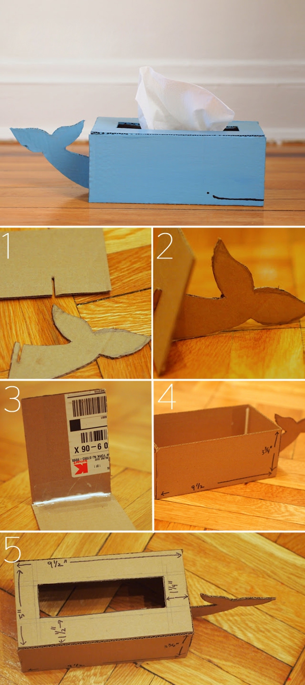 3 kiểu sáng tạo hay ho giản đơn cho chiếc hộp đựng khăn giấy 3