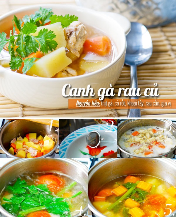 Menu phong phú cả 3 miền đều thích 3