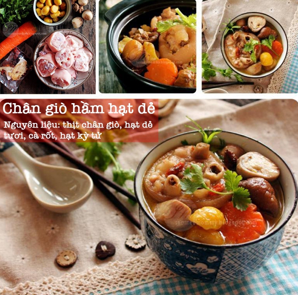 Menu canh hạt dẻ có toàn các món lạ mắt lạ miệng 3