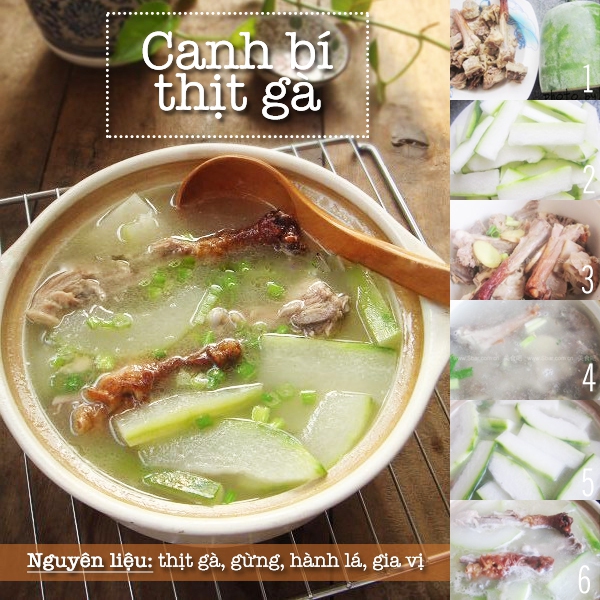 Menu gà luộc - củ cải muối vừa ngon miệng vừa đẹp mắt 5