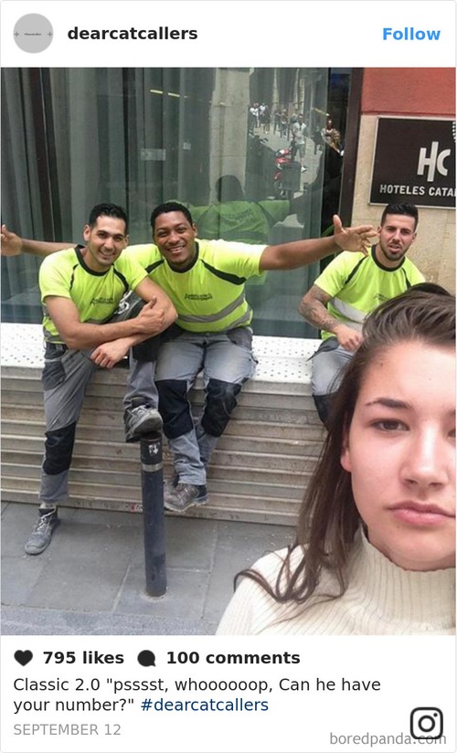 Đi đường bị trai ghẹo quá nhiều, cô gái tức mình selfie với tất cả rồi tung ảnh lên Instagram - Ảnh 10. Đi đường bị trai ghẹo quá nhiều, cô gái tức mình selfie với tất cả rồi tung ảnh lên Instagram - Ảnh 10.