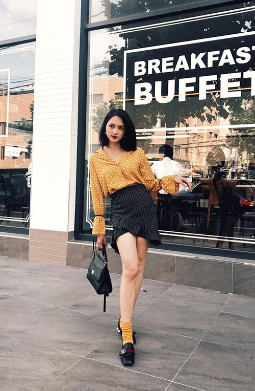 Cắt tóc ngắn lại sấy phồng xinh như thế này, Midu quả biết cách hack tuổi vô cùng! - Ảnh 11.