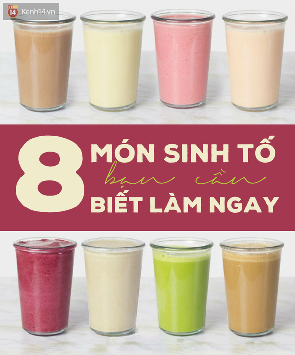 Biết được 8 công thức sinh tố này, đảm bảo bạn sẽ khỏe như vâm - Ảnh 1.