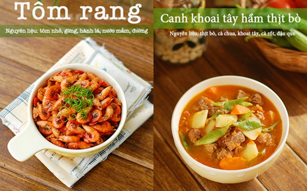 Gợi ý menu ăn trong nhiều bữa cho người bận rộn