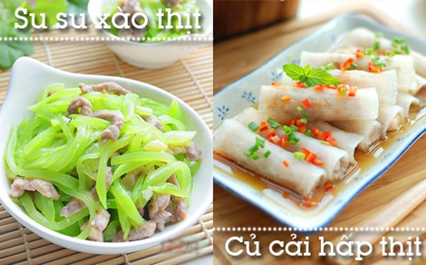 Gợi ý menu kết hợp củ quả với thịt vừa ngon vừa đẹp mắt