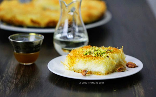 KUNAFAH - Món bánh phô mai lừng danh xứ Đông Địa Trung Hải