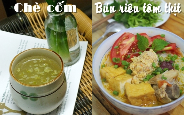 Trổ tài nấu menu bún riêu - chè cốm ngon mê ly