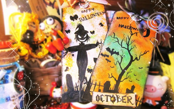 Bookmark theo phong cách Halloween