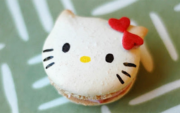 Macaron mèo Hello Kitty "cute" đáng yêu