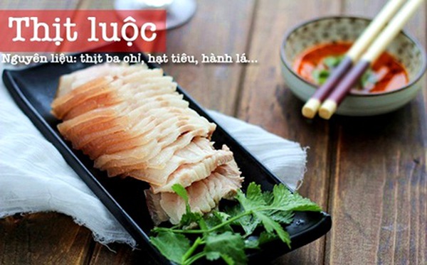 Thực đơn thịt luộc - canh khoai dễ nấu cho người vụng về