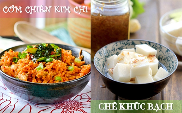 Menu cơm chiên kim chi chuẩn kiểu Hàn cay nồng khó cưỡng