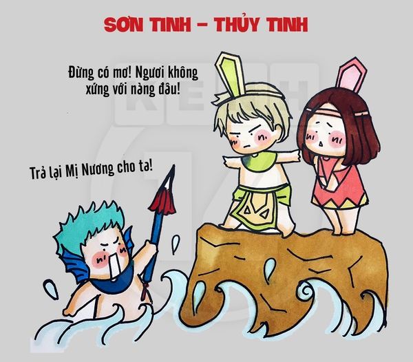 Kết quả hình ảnh cho sơn tinh thủy tinh thời hiện đại