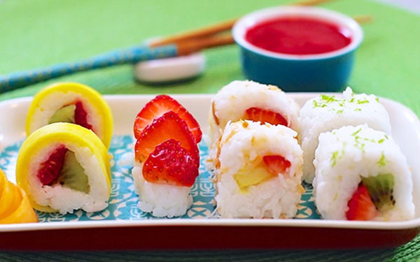 Sushi trái cây ngọt - Bạn đã thử chưa?