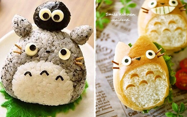 Các cách trang trí thức ăn siêu xinh cho fan Totoro