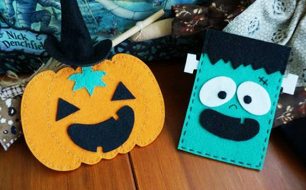 2 kiểu đế lót ly đáng yêu dành riêng cho mùa Halloween