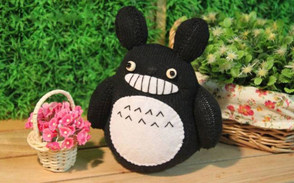 Tái chế tất chân thành thần rừng Totoro tặng bạn